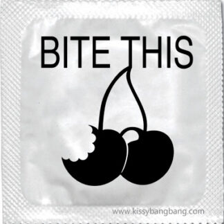 bite this condom cherry