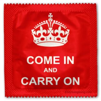 come in and carry on condom