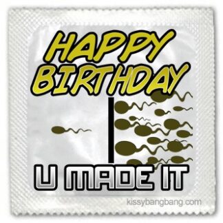 happy birthday condom