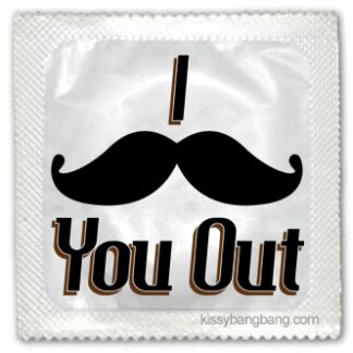 moustache condom