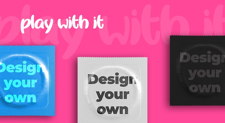 design your own personalized condom