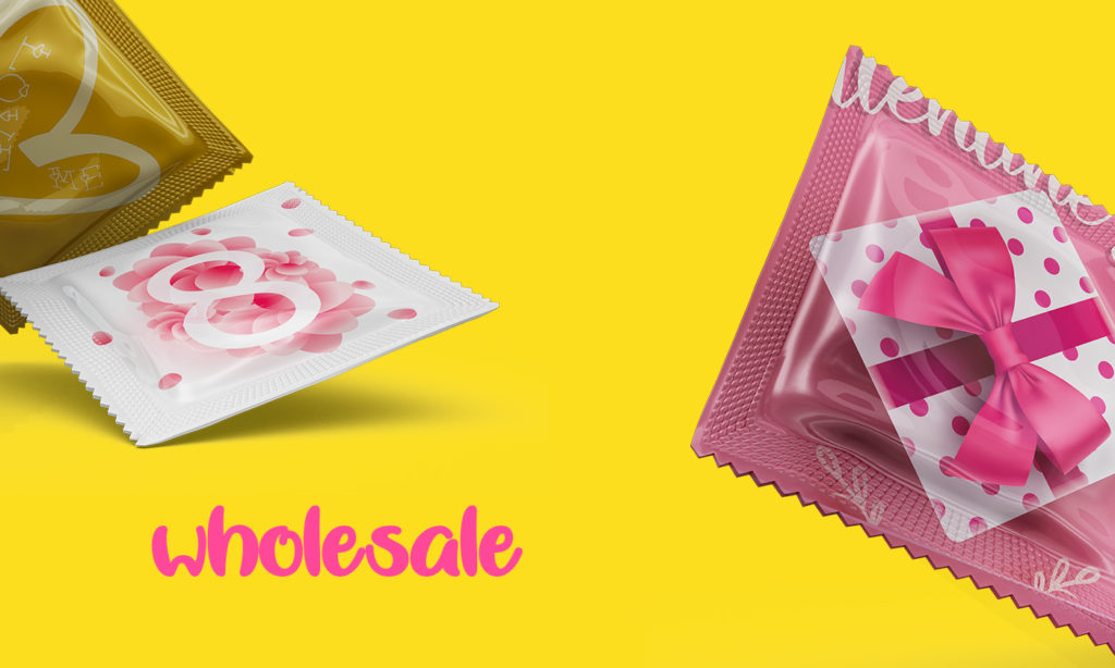 bulk custom personalised condoms