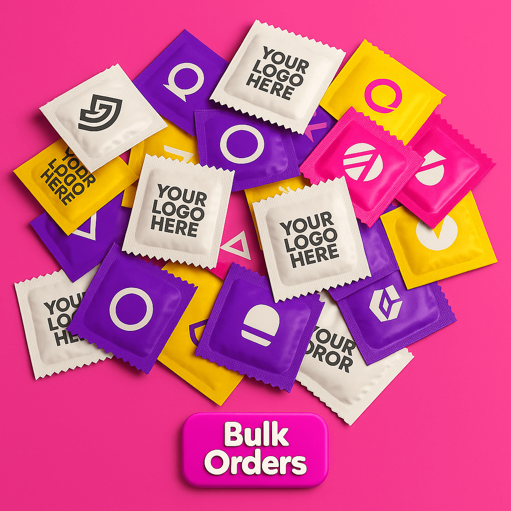 corporate own custom condom personalised bulk orders
