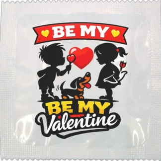 Valentines funny condom by Kissy Bang Bang