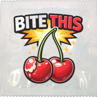 Bite funny condom by Kissy Bang Bang
