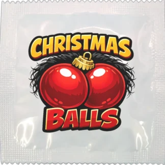Christmas Balls funny condom by Kissy Bang Bang