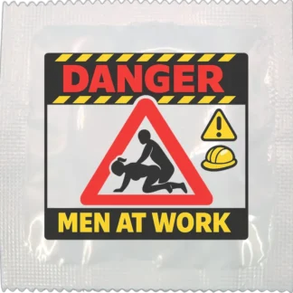 Men At Work funny condom by Kissy Bang Bang