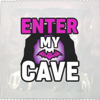 Enter My Cave funny condom by Kissy Bang Bang