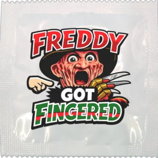 Freddy Got Fingered funny condom by Kissy Bang Bang