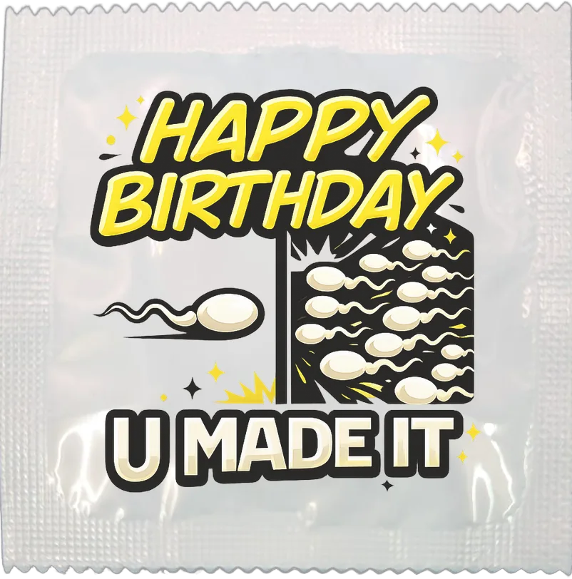 Made It funny condom by Kissy Bang Bang