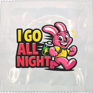 All Night funny condom by Kissy Bang Bang