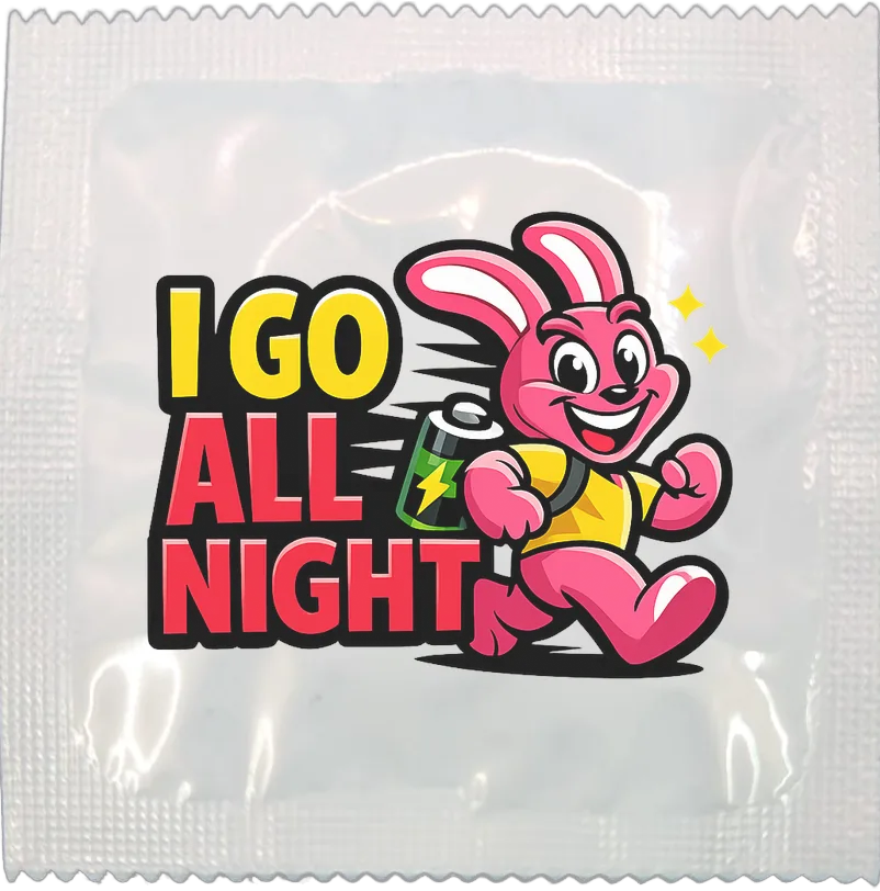 All Night funny condom by Kissy Bang Bang