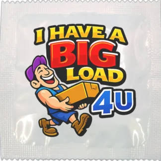 My Big Load funny condom by Kissy Bang Bang