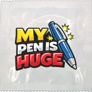 Pen funny condom by Kissy Bang Bang