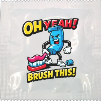 Oh yeah funny condom by Kissy Bang Bang