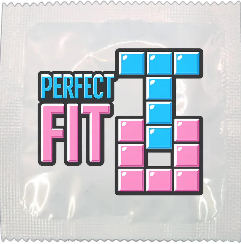 Perfect Fit funny condom by Kissy Bang Bang