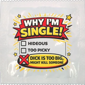Single funny condom by Kissy Bang Bang