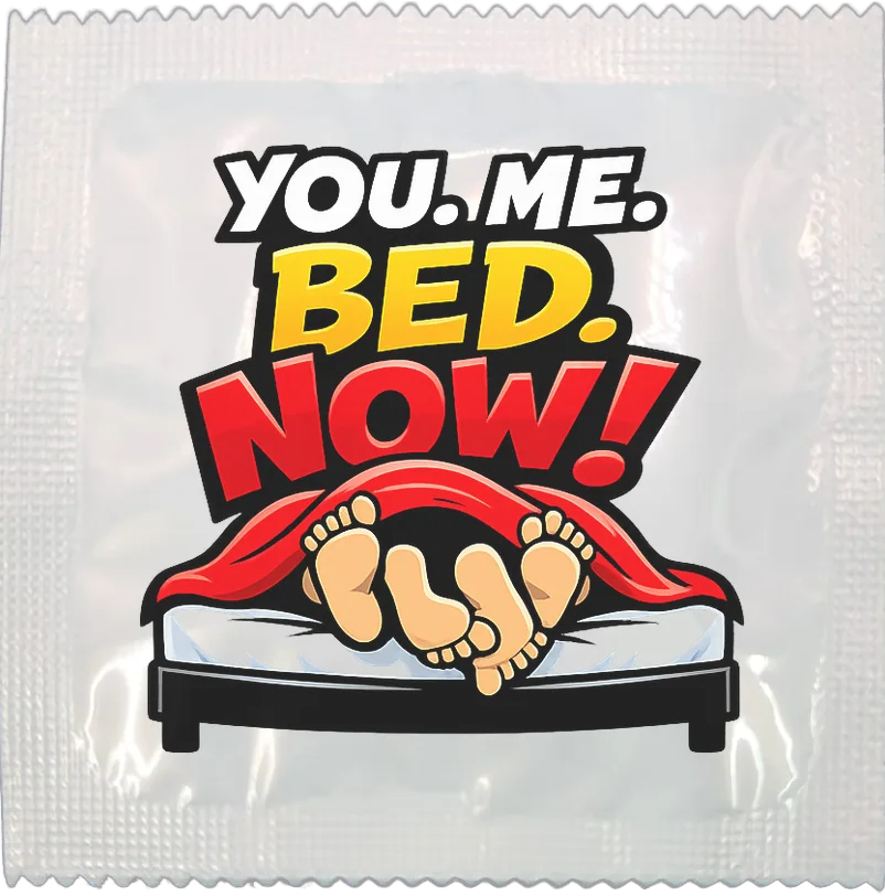 Bed funny condom by Kissy Bang Bang