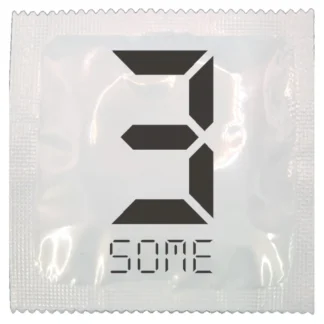 3some funny condom by Kissy Bang Bang