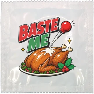 Baste Me funny condom by Kissy Bang Bang