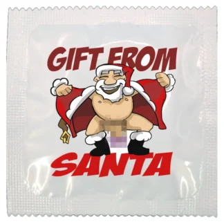 Gift From Santa Christmas condom by Kissy Bang Bang