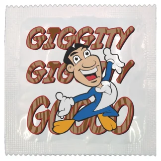 Giggity Giggity Goo funny condom by Kissy Bang Bang