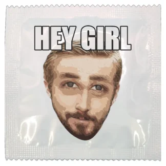Hey Girl funny condom by Kissy Bang Bang