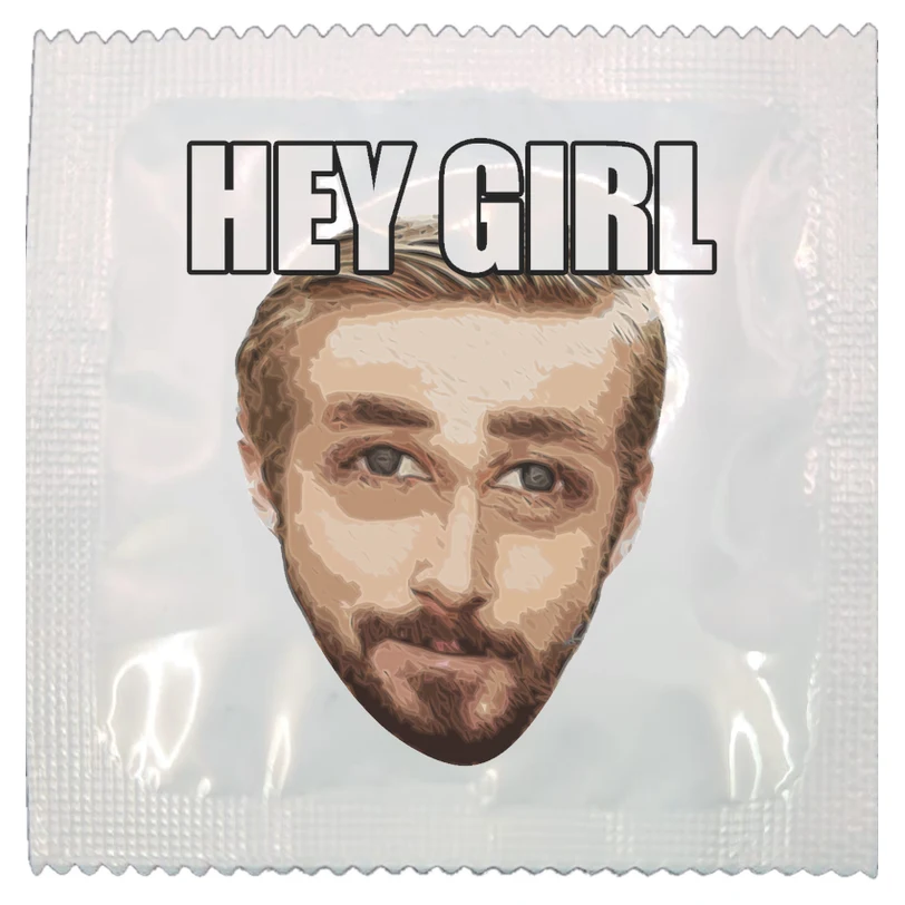 Hey Girl funny condom by Kissy Bang Bang