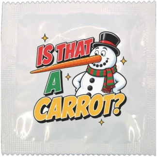 Is That a Carrot? funny condom by Kissy Bang Bang