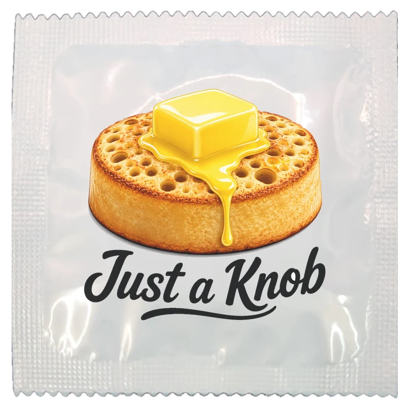 Just a Knob funny condom by Kissy Bang Bang