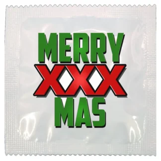 Merry XXXmas funny condom by Kissy Bang Bang