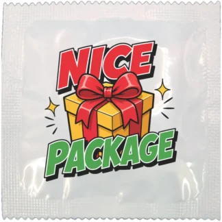 Nice Package funny condom by Kissy Bang Bang