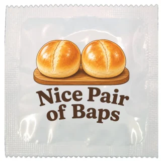 Nice Pair of Baps funny condom by Kissy Bang Bang