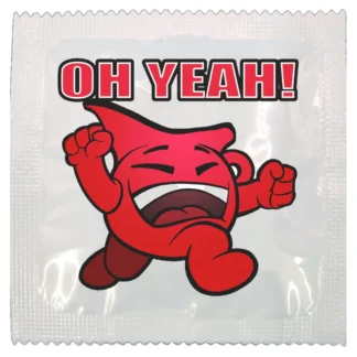 OH YEAH !!! funny condom by Kissy Bang Bang