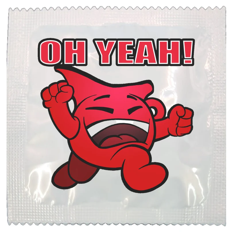 OH YEAH !!! funny condom by Kissy Bang Bang