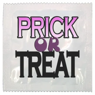Prick Or Treat funny condom by Kissy Bang Bang