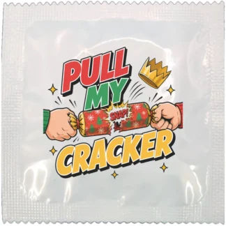 Pull My Cracker funny condom by Kissy Bang Bang