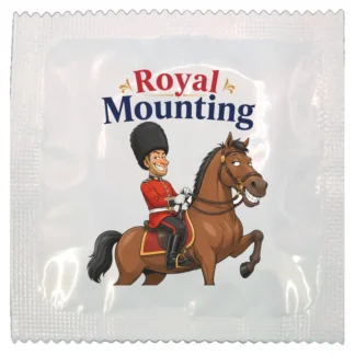 Royal Mounting funny condom by Kissy Bang Bang