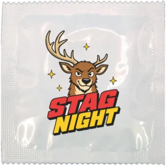 Stag Night funny condom by Kissy Bang Bang