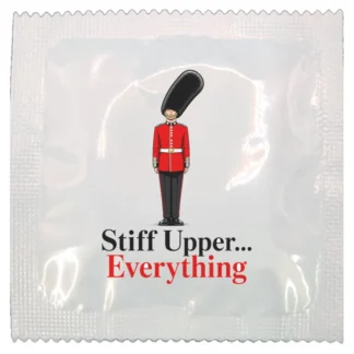 Stiff Upper... Everything funny condom by Kissy Bang Bang