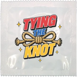 Tying the Knot funny condom by Kissy Bang Bang