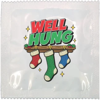 Well Hung funny condom by Kissy Bang Bang