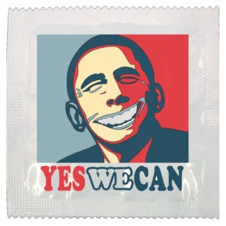 Yes we can funny condom by Kissy Bang Bang