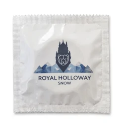 Custom branded condom example by Kissy Bang Bang 2